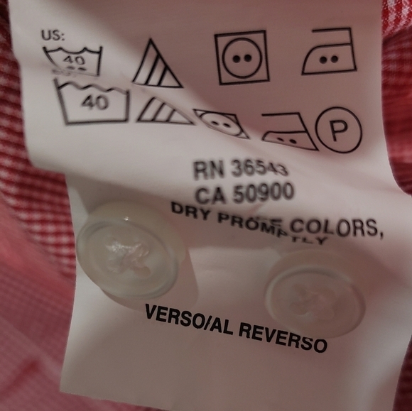 Tommy Hilfiger Button Up Collared Dress Shirt - Picture 5 of 5